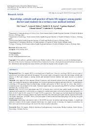 Looks for any hazards to self or the patient. Pdf Knowledge Attitude And Practice Of Basic Life Support Among Junior Doctors And Students In A Tertiary Care Medical Institute Habib M R Karim Md Yunus And Ghazal Ahmed Academia Edu