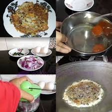 Perah limau nipis secukup rasa. Resepi Telur Masin Goreng Dadar
