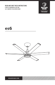 Iii marine s5 asia sdn bhd. Big Ass Fans Es6 Installation Guide Manualzz