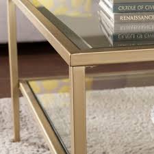 All glass coffee tables can be shipped to. Gold Metal Glass Coffee Table Pier 1