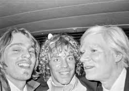 Andy Warhol with Christopher Makos, Bobby Houston, Scott Fritz and Jed  Johnson in 1977. • • • • • #andywarhol #warhol #christophermakos #1977  #scottfritz #jedjohnson #roberthouston #1970s #lgbtq #gaynyc #oldnyc  #warholphotography