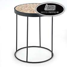 48 wide coffee table trifoil solid resin bronze base with round glass top 1292. Novelty Modern Glass Coffee Table Naturo 2 Black Round Original Fashion Ebay