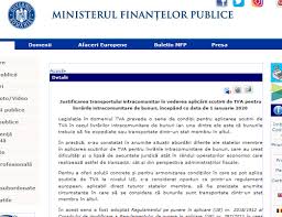 Calculator tva frumos si simplu de folosit. Mfp Justificarea Transportului Intracomunitar In Vederea AplicÄrii Scutirii De Tva Pentru LivrÄrile Intracomunitare De Bunuri Incepand Cu 01 01 2020 Cabinetexpert Ro Blog Contabilitate
