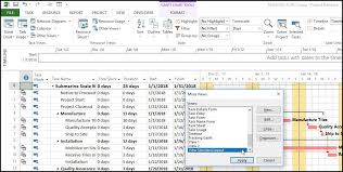 Copy Views In Microsoft Project Sharing Views With Other
