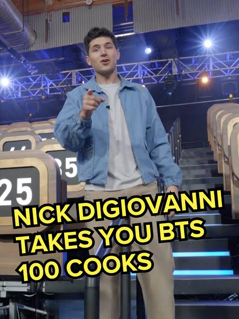 BTS with Nick DiGiovanni on 100 Cooks — Behind the Scenes