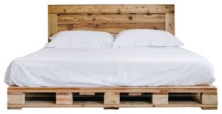Diy pallet bed with storage ideas why buy when you can build? Pallet Bed Platform Frame And Headboard King Size Rustic Platform Beds By Pallet Beds Company Houzz
