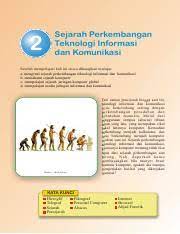 Dengan memanjatkan puji dan syukur kehadirat allah swt, yang telah melimpahkan rahmat. Tik Kelas 7 Bab 2 Sejarah Perkembangan Tik Pdf 2 Sejarah Perkembangan Teknologi Informasi Dan Komunikasi Setelah Mempelajari Bab Ini Siswa Course Hero