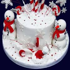 On top the icing has been designed to look like a ribbon. 57 Exciting Christmas Cake Ideas