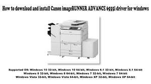 Operation check has been made on: How To Download And Install Canon Imagerunner Advance 6555i Driver Windows 10 8 1 8 7 Vista Xp Youtube