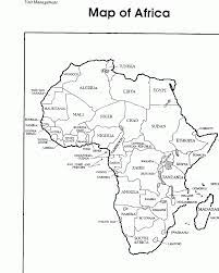 Print out each of the pages that you want to include in your book. Africa Map Coloring Pages Coloring Home