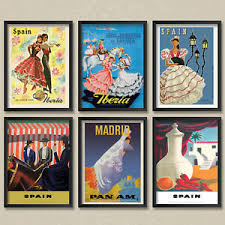 They feature unique prints from independent artists worldwide. A2 Vintage Travel Posters Espagnol Espagne Poster Set Ebay
