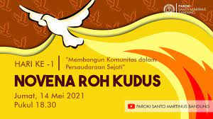 Download novena roh kudus 1.0 apk for android, apk file named and app developer company is obeyz apps developer. Live Streaming Novena Roh Kudus 1 14 Mei 2021 Pk 18 30 Youtube
