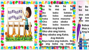Daily reading develops one's vocabulary. Marungko Approach