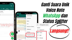 Demikianlah cara membuat stiker bergerak wa, baik anda menggunakan aplikasi ataupun tanpa aplikasi. Cara Ganti Suara Unik Voice Note Whatsapp Dan Status Splitter Inwepo
