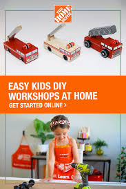 Find Diy Kids Workshops Online At The Home Depot In 2020 Kids Workshop Diy For Kids Paper Crafts Diy Kids