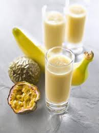 Banane Apfel Maracuja Lebensmittel Essen Smoothie Rezepte Gesund Rezepte