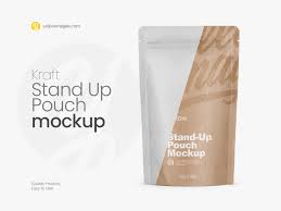 These free mockups have no need for photoshop! Kraft Stand Up Pouch With Zipper Mockup Front View Mockup Template Free Iphone Mockup Psd App Interface Design