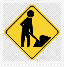 Proud light blue construction worker man in a hardhat, holding a wrench clipart illustration #24079 by leo blanchette. Construction Signs Black And White Clipart Traffic Roadworks Transparent Png Download 1164241 Pinclipart