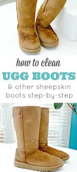How To Clean Ugg Boots Or Any Sheepskin Boots Video Included Mom 4 Real Cleaning Ugg Boots Ugg Boots Cleaning Uggs