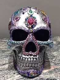 Decorated Skulls Google Search Sugar Skull Painting Skull Painting Skull