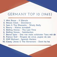 Germany Top 10 1965 Yearly Top 10 Of The German Charts