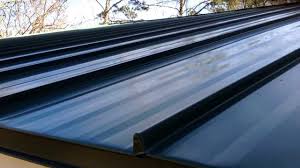 Gable edge trim metal roof. Standing Seam Eave Rake Trim Installation Youtube
