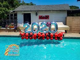Floating pool balloons ideas for new baby. Graduations Balloons Party Decorations