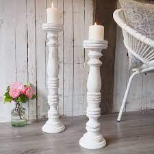 Maybe you would like to learn more about one of these? Candle Holders Za Za Homes Wooden Candle Sticks White Wooden Candle Holders Tall Wooden Candlesticks
