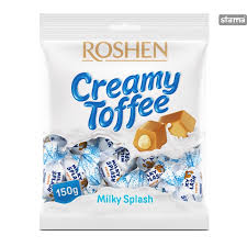 Taffy shop offers over 70 flavorful salt water taffy options for all occasions. Roshen Caramel Candy Milky Splash Toffee 150g Stama Co Ltd
