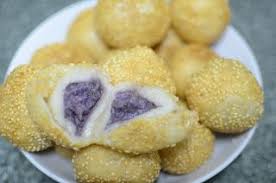 Mysimpledelight Buchi Recipe Or Sesame Glutinous Rice Ball With Ub In 2020 Buchi Recipe Rice Balls Baked Pork Buns Recipe