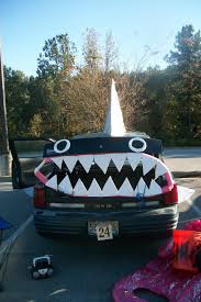Our Award Winning Shark Decorated Car For Trunk Or Treat Trunk Or Treat Truck Or Treat Trunks