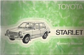 toyota starlet owner s handbook car manual issued 1979 purchase in store here http www europeanvintageemporium com product toyota starlet owners スターレット 車