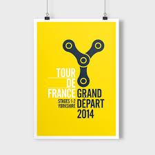 A total of 176 riders from 22 teams participated in the race. Tour De France Grand Depart A3 Art Prints A2 Posters On Behance