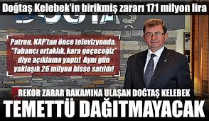 Rekor Zarar Rakamina Ulasan Dogtas Kelebek In Temettu Dagitmayacagi Haberi