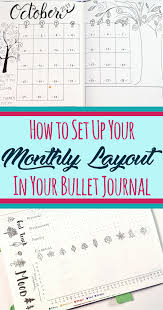How To Set Up Your Bullet Journal Monthly Layout Planning Mindfully Bullet Journal Journal Bullet