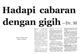 Jelaskan cabaran yang dihadapi oleh malaysia dalam menjamin perpaduan dan kesejahteraan rakyat (5 m ). 2
