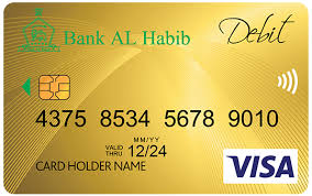 Debit cards link to bank accounts. Bank Al Habib Debit Cards