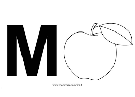 Lettere Alfabeto Con Disegni La M Mamma E Bambini