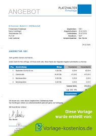 Nda englisch vorlage kostenlos / ubersicht mustervertrage ihk ihk frankfurt am main : Angebotsvorlage Kostenlose Muster Fur Word Excel Zum Download