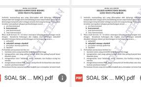 Contoh soal tes rs muhammadiyah pdf : Contoh Soal Tes Tertulis Calon Guru Sdit