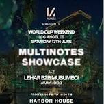 Koncept presents: Multinotes Showcase w/ Lehar & Musumeci