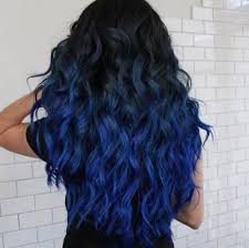 Ask for the perfect blend of pretty purple, turquoise blue, and electric blue hues to create a look that has so much depth and dimension. Best Blue Ombre Hair Color Best Ombre Hair Brown Red Purple Vibrant Blonde Caramel Ombre Balayageombre Best Ombre Hair Blue Ombre Hair Cool Hair Color