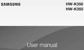 Về chính sách giao hàng: Samsung Hw K350 Manual