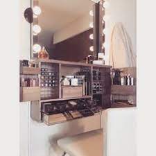 See more ideas about wall mounted makeup vanity, makeup vanity, bedroom vanity. 110 Wall Mounted Makeup Organizers Ideas Wall Mounted Makeup Organizer Makeup Organization Makeup Storage