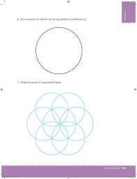 Libro para el alumno grado 4° generación primaria Disenos Circulares Desafios Matematicos Bloque 5 Apoyo Primaria