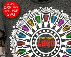 Download Mandala Svg Cheerleader Team