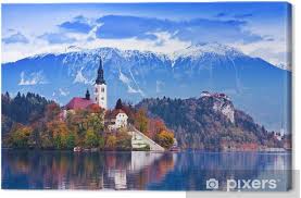 Consulta 459 fotos y videos auténticos de lugares de interés, hoteles y atracciones en eslovenia de miembros de tripadvisor. Cuadro En Lienzo Bled Con Lago Isla Eslovenia Europa Pixers Vivimos Para Cambiar