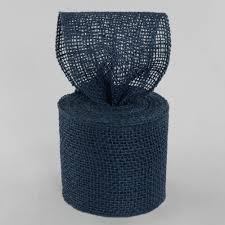 Free delivery and returns on ebay plus items for plus members. 4 Burlap Ribbon Navy Blue 10 Yds Jrh04 33 Craftoutlet Com