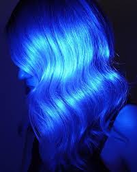 Blue Glow In The Dark Hair Isabelfruzyna Glow In The Dark Led Lights Black Light