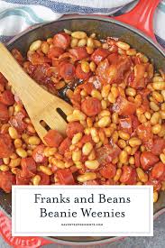 Kids love this simple pie of hot dogs, beans and layered potatoes. Quick Stovetop Franks Beans Recipe Video Beanie Weenies